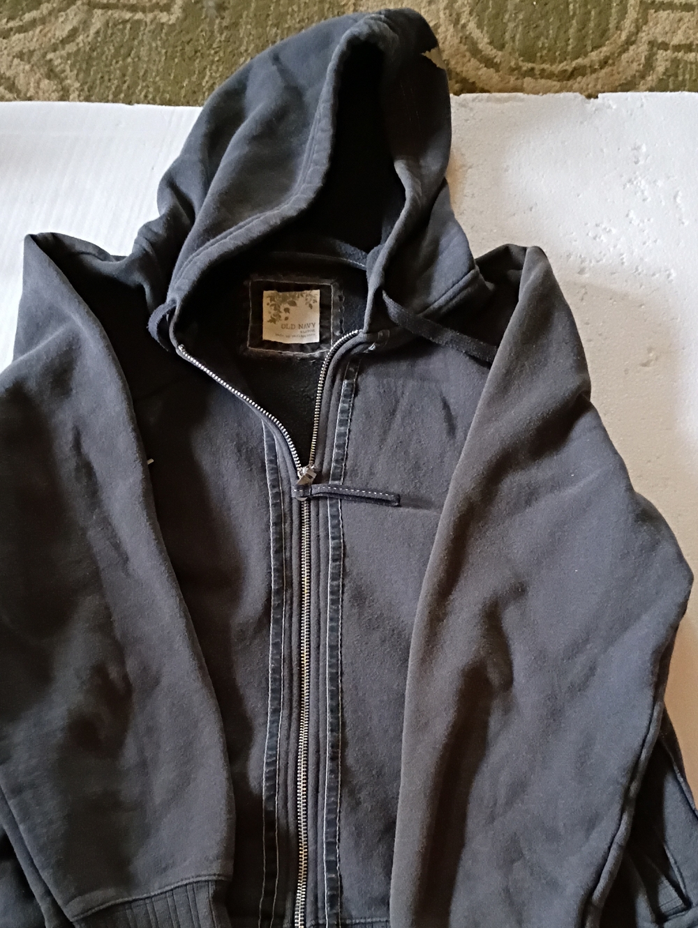 Old Navy  Dark Gray Hooded Zip Jacket
